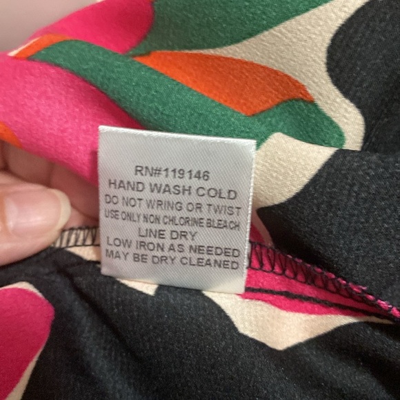 JODIFL Black and Pink Floral Ruffle Dress - Picture 6 of 6